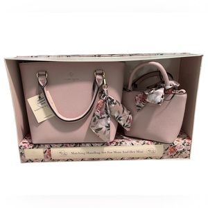 Nanette Lenore Matching Light Handbag set for Mom and Her Mini Me